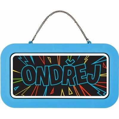 Neonová cedulka se jménem - Ondřej