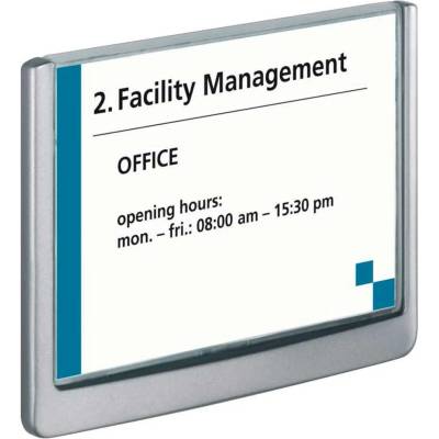 DURABLE Orientační tabulka CLICK SIGN 149 × 105,5 mm - Grafitová – kód 486137