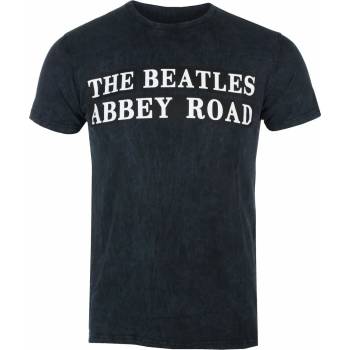 ROCK OFF мъжка тениска Beatles - ABBEY Road Sign BL Dip-Dye - ROCK OFF - BEATTEE412MDD