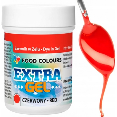 Food Colours Gelová barva extra červená 35 g – Zbozi.Blesk.cz