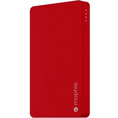 mophie Powerstation 5050mAh With Lightning Connector - външна батерия с два USB изхода и Lightning вход за зареждане (червен)