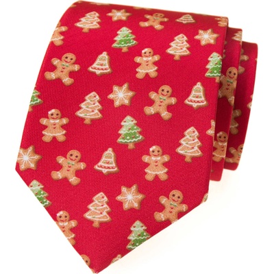 Avantgard Kravata Lux 561-19101 červená/perníček