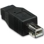 Manhattan Преходник Manhattan 308670, USB B(м) към Micro-A/B(ж), черен