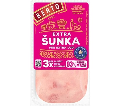 Berto Extra Berto šunka 100 g