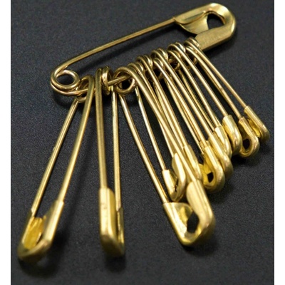 Spínací špendlíky - směs malých zlatých – Zbozi.Blesk.cz