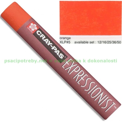 sakura xlp5 Olejový pastel CrayPas Expressionist Oranžový