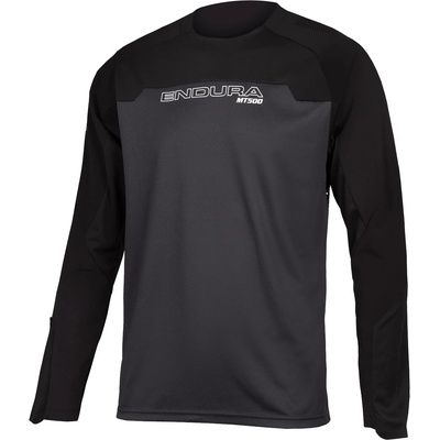 Endura Мъжка фланелка с дълъг ръкав за колоездене Endura MT500 Burner Trikot Langarm Cycling jersey - Black (056-2209-0312)
