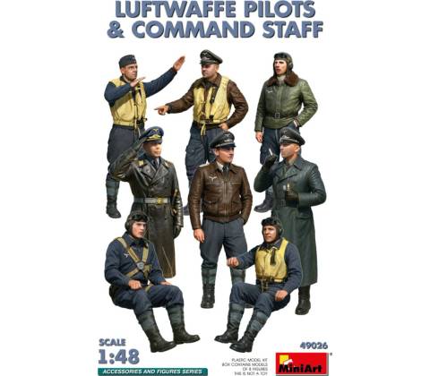 MiniArt Luftwaffe Pilots and Command Staff 1:48