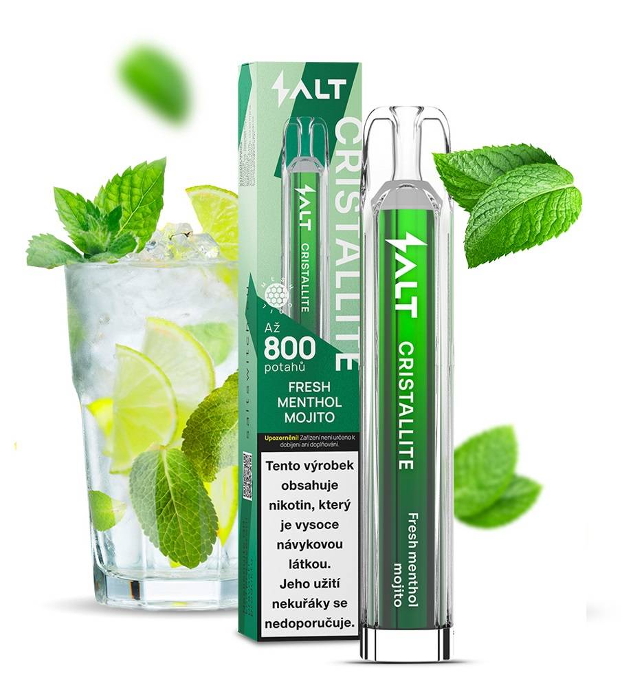 ProVape Salt Cristallite Fresh Menthol Mojito 20 mg 800 pothnut od 179 K  - Heureka.cz