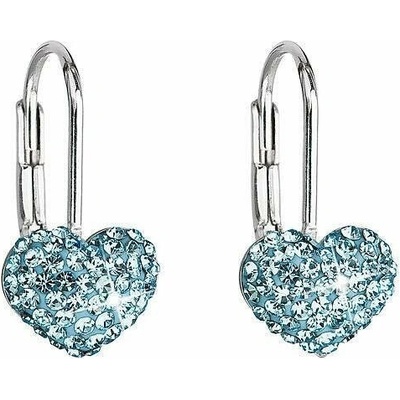 Pavona stříbrné visací srdce dekorované krystaly Swarovski 31125.3 Ag925/1000 1 g modré