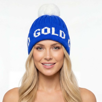 Goldbergh Hodd beanie Dazzling Blue