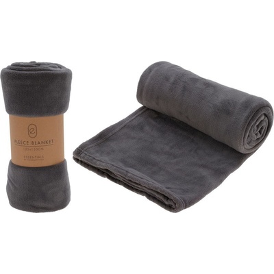 Homestyling Deka fleece Essentials sivá 125x150