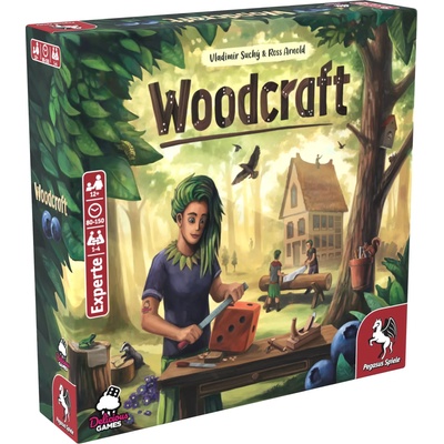 Pegasus Spiele Настолна игра Woodcraft - стратегическа