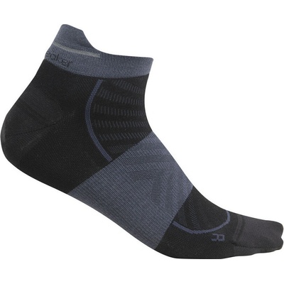 Icebreaker pánske ponožky Men Merino Run+ Ultralight Micro čierna