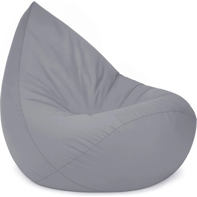 Plush Nest Venkovní voděodolný sedací vak Sako šedý velikost S