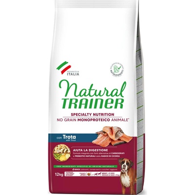 Trainer Natural Sensitive NO GRAIN Pork Adult Medium & Maxi 12 kg
