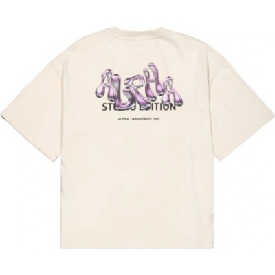 Alpha Industries tričko pánske Studio Edition BP T vintage white