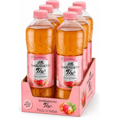 San Benedetto ledový čaj s opuncií 6 x 1,5 l