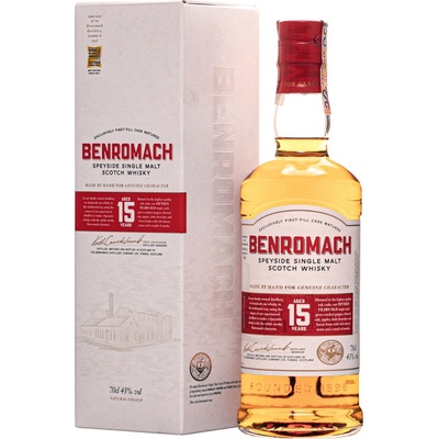 Benromach 15y 43% 0,7 l (kartón)