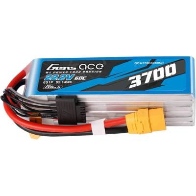 Gens ace LiPo батерия Gens Ace G-Tech 3700mAh 22.2V 60C 6S1P XT90 (GEA376S60X9GT)