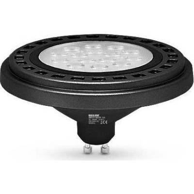 Brilum LED žárovka AR111 GU10/12W/230V 4000K černá 30° B3521
