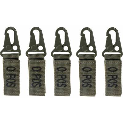 Přívěsek Mil-Tec krevní skupina 0+ Olive - 5 ks