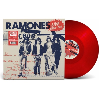 Ramones - Live At CBGB,1977 RSD 025 Red Vinyl 2 LP