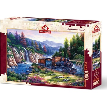 Art Puzzle Пъзел Art Puzzle от 1000 части - Пътуване с влак, Артуро Зарага (4233)