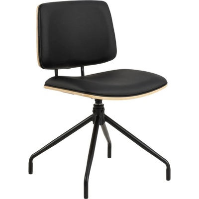 Actona Черен трапезен стол Owen - Actona (0000109555)