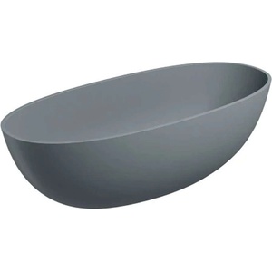 Omnires Shell - Свободностояща вана, 175x78 см, матово сива SHELL175WWAG (SHELL175WWAG)
