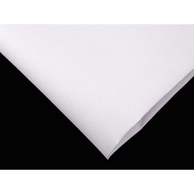 Výztuha bavlněná nažehlovací na tašky a kabelky 150 g/m² šíře 115 cm bílá 1 m