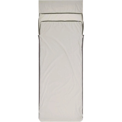 Sea to Summit Silk Blend Sleeping Bag Liner Rectangular w/ Pillow Sleeve sivá