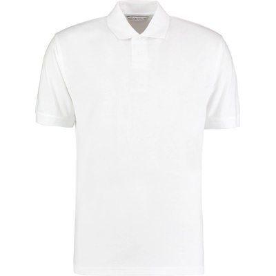 Kustom Kit polokošile Cooltex Plus KK 444 krátký rukáv pánská COT43044400100-white