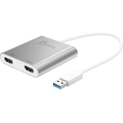 j5create JUA365 USB 3.0 to Dual HDMI Multi-Monitor - Адаптер (JUA365)