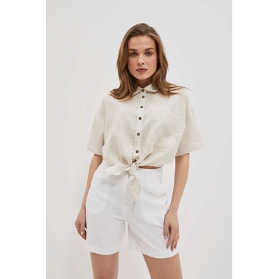 Moodo Бели дамски къси панталони Moodo Moodo | Byal | ЖЕНИ | XS