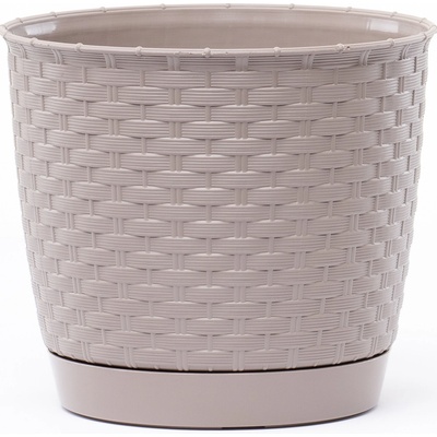 Prosperplast DRLO300 Kvetináč Ratolla Round 30cm Mocca 7529U