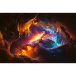 DIMEX ART Флизелинов фототапет слънце и космос 375 x 250 см