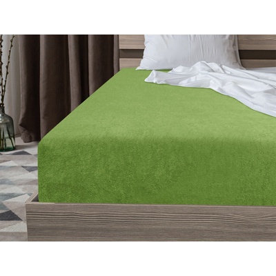 Textilomanie Froté prostěradlo Exclusive zelené 160x200