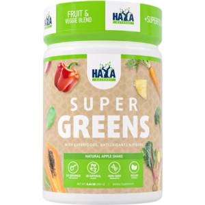 Haya Labs Super Greens [300 грама] Праскова
