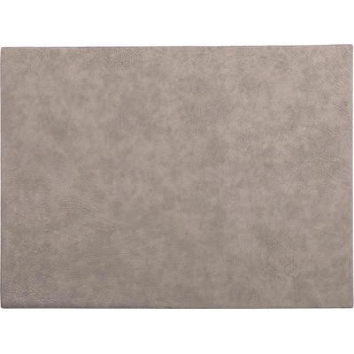 ZicZac Sivé prestieranie z imitácie kože Troja Rectangle 33x45cm