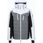 BERGSON Мъжко скиорско яке BERGSON Velox Stx white/grey