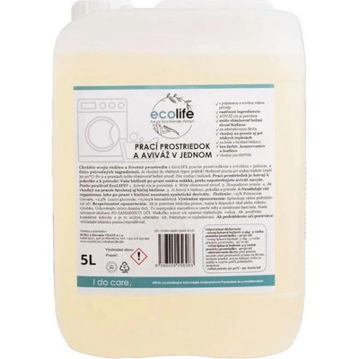 EcoLife Prací prostředek a aviváž 2 v 1 5 l