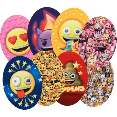 Nažehlovací záplaty Disney, Emoji