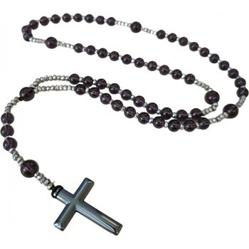 HARAHU Колие Броеница - Лилав kp34098 (34098)