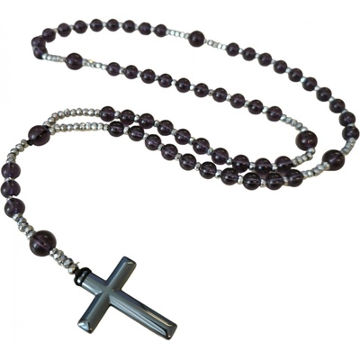 HARAHU Колие Броеница - Лилав kp34098 (34098)