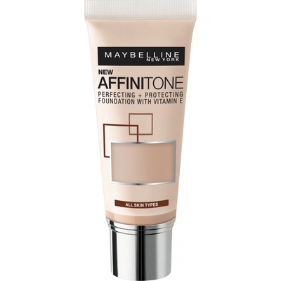 Maybelline New York Affinitone stredne krycí make-up sand beige 03 30 ml