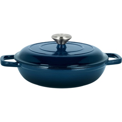 SILVERCREST Litinová servírovací pánev Premium, Ø 25 cm modrá