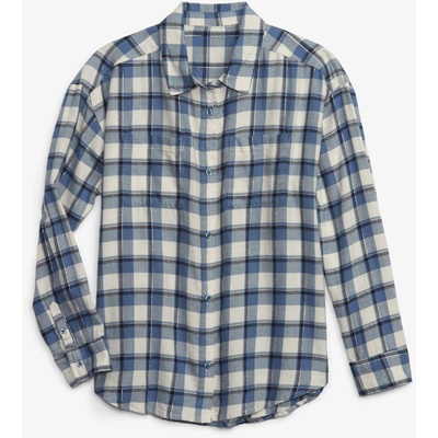 GAP Бебешка фланелена риза GAP GAP | Sin | Момчешки | 104-110