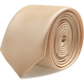 Brinkleys Kravata XL s kapesníčkem cappuccino B22-3-SET3