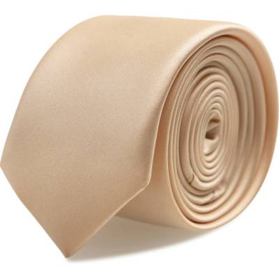 Brinkleys Kravata XL s kapesníčkem cappuccino B22-3-SET3